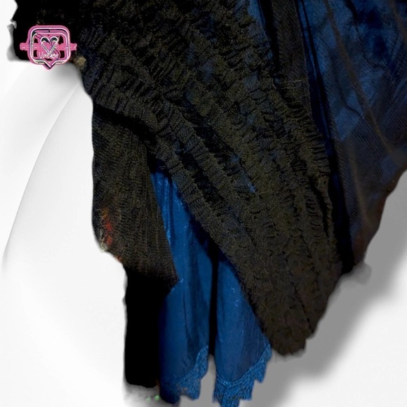 Anthropologie Moulinette Soeurs Whimsygoth Witchy Chiffon Dress, XS - Picture 4 of 11